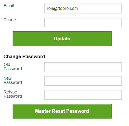 webpay reset password cust