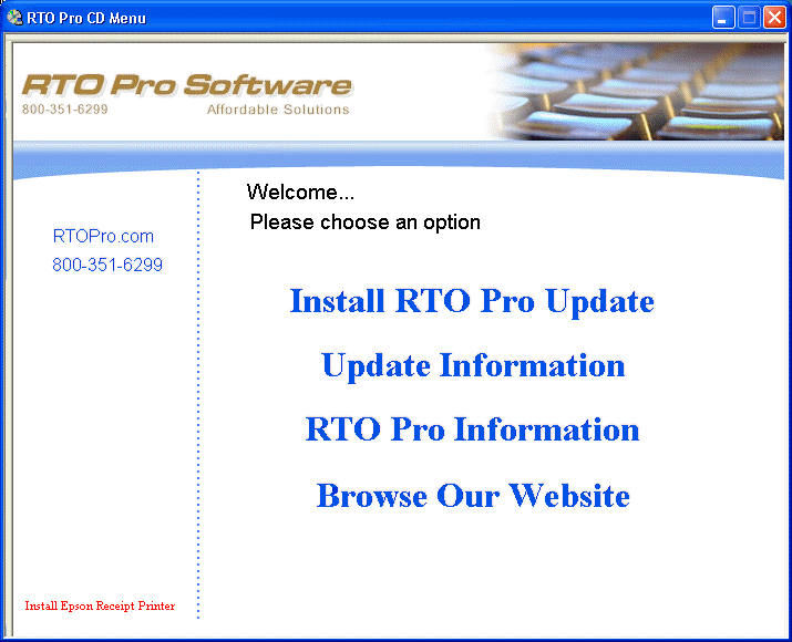 Instructions for Installing Printer Driver for Epson Receipt Printers