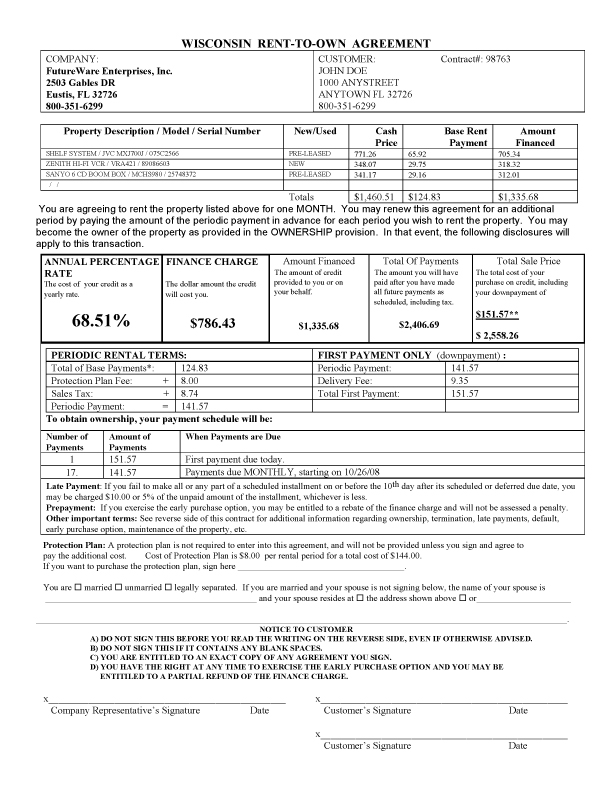 sample agreement